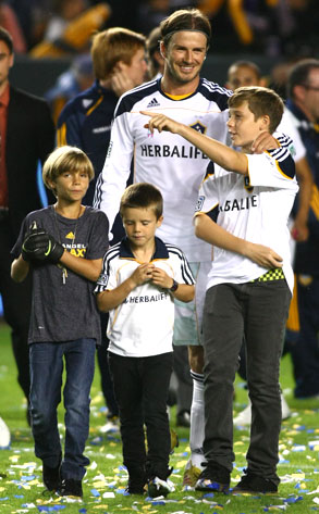David Beckham, Brooklyn Beckham, Romeo Beckham, Cruz Beckham David Beckham, Brooklyn Beckham, Romeo Beckham, Cruz Beckham